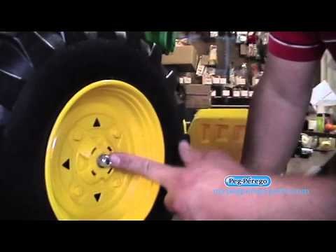 How to remove wheels on Peg Perego John Deere Gator