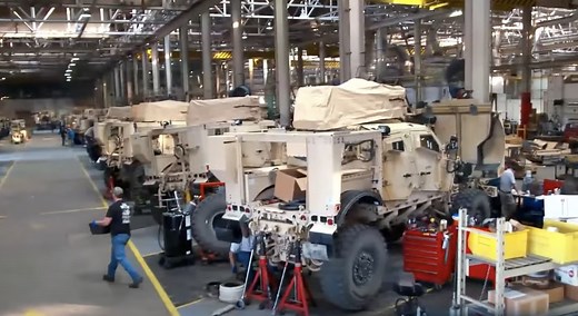 Inside the Giant Factory That Builds US Army's Armored Humvees, Real Fortresses on Wheels