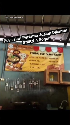 Pov : Hari Pertama Jualan Dikantin SMKN 4 Bogor #smkn4bogor #shorts #kuliner