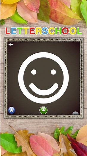 Learn to draw basic shapes - SMILEY | Letter School Shape Games