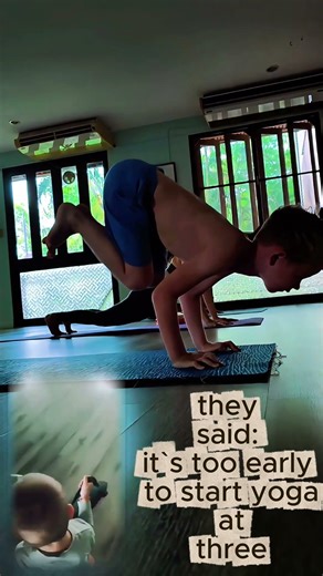 They said 3 is too early for Yoga...)