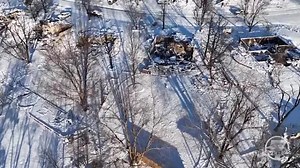 Drone video shows Colorado wildfire destruction