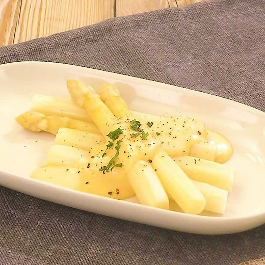 おしゃれな食卓に♪ ホワイトアスパラのオランデーズソースのレシピ動画・作り方 | デリッシュキッチン