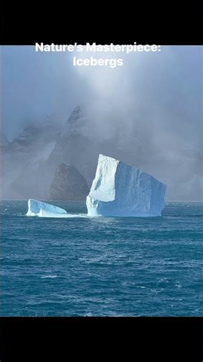 Nature’s Masterpiece: Icebergs #eileenfong #icebergs #antarcticavideo