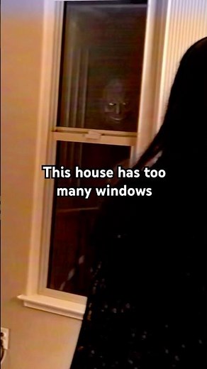 This house has too many windows | tiptoe through the window #scary #creepy