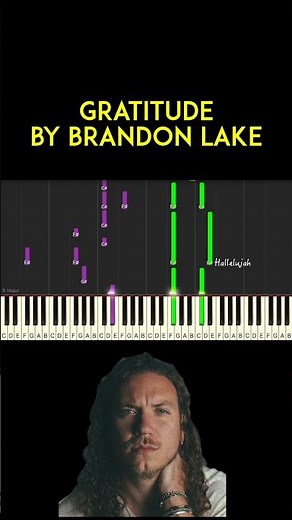 Gratitude by Brandon Lake piano cover + sheet music