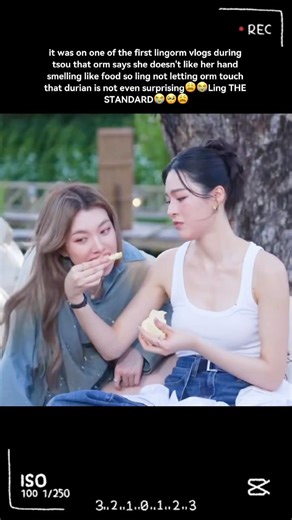 So sweet just ling feeding her little puppy durian🥹💕LingOrm Love language🤧😭#lingorm