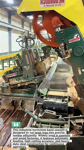Extreme Log Cutting Machine | Industrial Band Sawmill Cutting Giant Wood