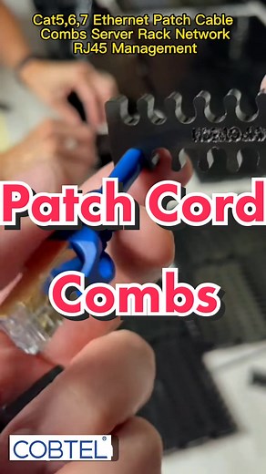 Organize Your Network with Ethernet Cable Combs