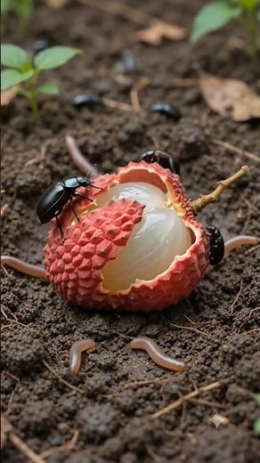 🍒 From One Lychee Seed to a Giant Tree! 🤯 | Satisfying Time Lapse #shorts
