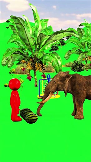 Elephant trunk. #shorts #funny #3danimation #animation #cartoon