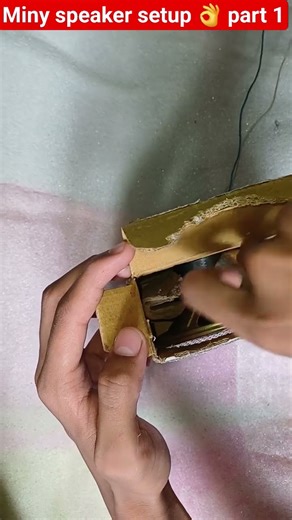 🎆speaker setup in a box 📦/electrical speaker #electrical #technology #sound