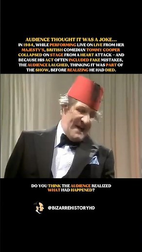 He Died on Live TV—They Thought It Was A Joke #history #comedy
