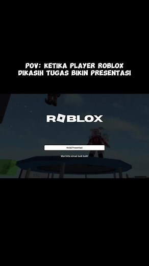 Template Presentasi Tema Roblox untuk Tugas Sekolah