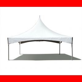 20' x 20' Premium High Peak Frame Party Tent - White