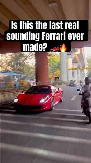 Pure Ferrari 458 Scream! 🏎️💨 | The Last Great V8? #Ferrari458 #Supercars #v8sound #cars