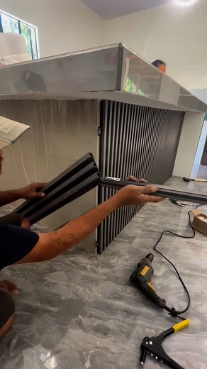 3.7M views · 23K reactions | Wpc fluted panel installation #pukoslang #tips #ideas #construction #working #fbreelsvideo #fbviral | Delmar Alberto Ervite | Facebook