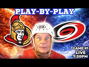 🔴 LIVE 🏒 Senators vs Hurricanes Game 2 | Can Ottawa Pull Off the Upset?