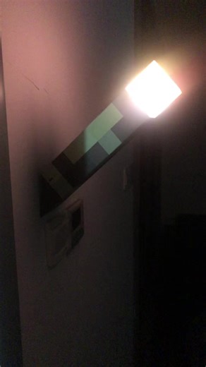 Minecraft toch lamp #nightlight #partylight #minecraft #minecraftmemes #torchlight
