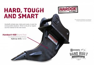 You need a Ripper Tooth to be able to take 100%. To rip, tear and prize out rocks, stumps, slabs, without worrying about bend, twisting, snapping or wearing too quickly. Every one of our Ripper Teeth features solid Hardox® 450 shanks to enable this. Why? This is why: ☑ Hardox® is more than 3 times stronger than mild steel ☑ Hardox®is more than 3 times harder than mild steel Accept no substitutes. https://www.digbits.co.uk/heavy-duty-ripper-teeth.html | DIGBITS