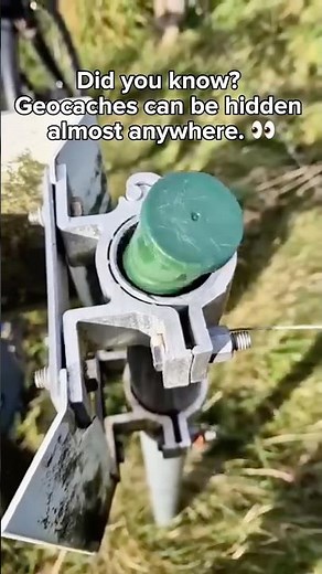 🧭 Creative geocaches in action ✨#geocaching #geo #shorts