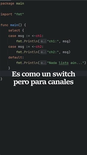Using Select to Work with Channels in Go #golang