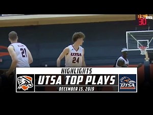 UTSA Basketball Top Plays vs. Texas of the Permian Basin (2019-20) | Stadium