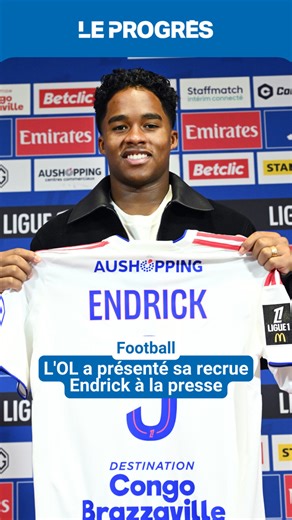 🗣️​ Les premiers mots d'Endrick : « Aujourd’hui, le plus important est l’OL » L'OL a présenté ce lundi sa recrue Endrick à la presse. L'occasion pour l'attaquant de 19 ans de revenir sur ces six mois au Real Madrid sans jouer, sur les conseils de Carlo Ancelotti ou de l'engouement populaire qu'il suscite ⚽​🙌​ #olympiquelyonnais #OL #endrick | Le Progrès