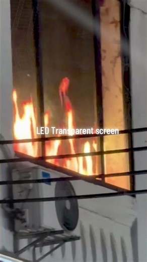 If you want a transparent screen this realistic,contact me right away! #leddisplay #ledfilm