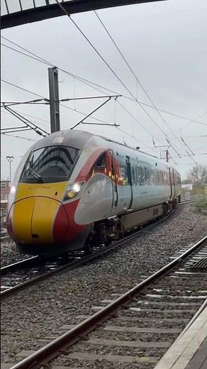 LNER Azuma “Our Planet” Train Arrives at York Station | Bound for London King’s Cross