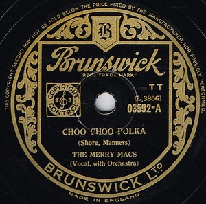 The Merry Macs - Choo Choo Polka / Sentimental Journey