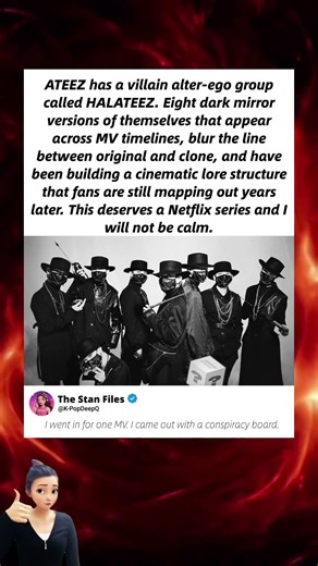 ATEEZ has a villain alter-ego group and the lore goes deeper than any Netflix show #ATEEZ #Kpop