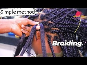 Easy & Simple Method || How to Braid Over Dreadlocks .