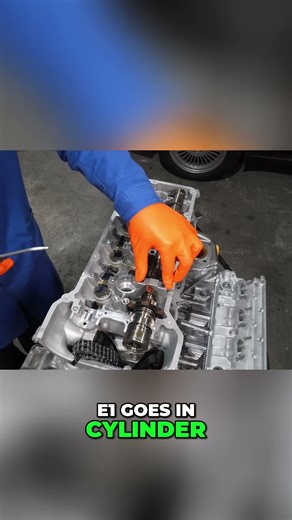 Engine Oil Change: Cylinder 1 & 2 Installation Guide #shorts