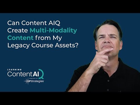 A Game-Changing AI Course Creator for Learning Content | Learning Content AIQ