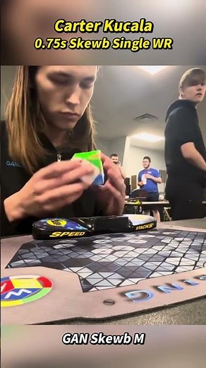 GANCUBE - Carter Kucala 0.75s Skewb Single World Record