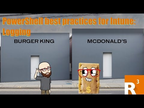 PowerShell best practices for Intune: Logging