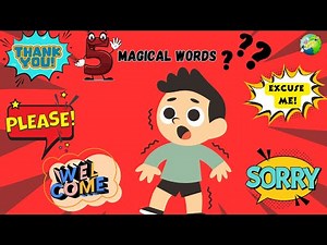 5 Magical Words | Kids moral story | English story | Bedtime story