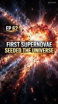 EP 62: How the First Supernovae Seeded the Universe — How Cosmic Chemistry Began #curisync