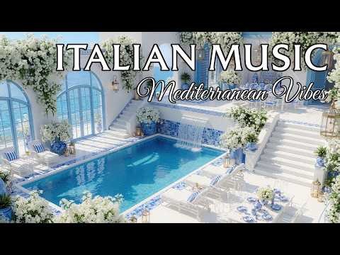 🎶 Italian Vibes & Mediterranean Music 🎶 2+ Hours Scenic Amalfi Coast & Lake Como Dreamy 4K