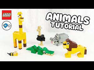 Build JUNGLE ANIMALS with LEGO!