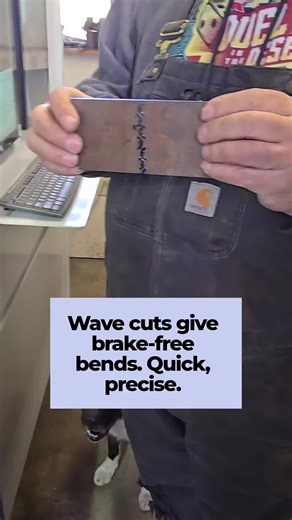 Revolutionize Metalwork with Wave Cutting Technique