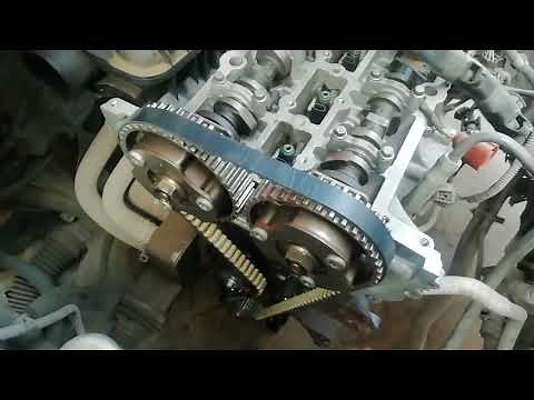 How to replace ecosport boost engine timing belt and also set timing and head fitting full process