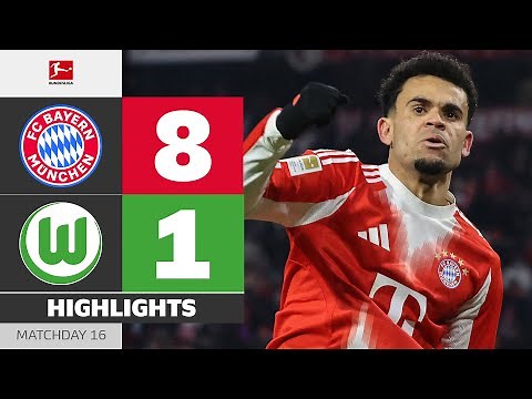 Flying Start Into The New Year! | FC BAYERN - VFL WOLFSBURG | Highlights | Matchday 16 – Bundesliga