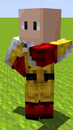 HELP Herobrine Power Up #shorts #viral #trending #saitama #herobrine #minecraft #animation #anime