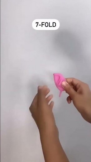 Beginners Guide on Inserting a Menstrual Cup 😌 How to Insert a Menstrual Cup Sirona #Shorts