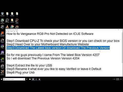 How To FIX Corsair Vengeance RGB PRO Not Detected on ICUE CORSAIR Guide Step by Step