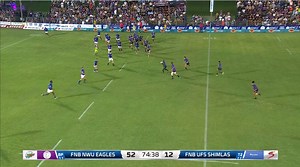 25K views · 338 reactions |  Too clean. Coaches dream right here as the NWU - North-West University Eagles put the cherry on top of a sensational performance to outclass the defending champs in Potch. Perfectly weighted dab from Fortuin and Indi Tyeda does the rest. #NxtLevel #RugbyThatRocks | Varsity Cup | Facebook