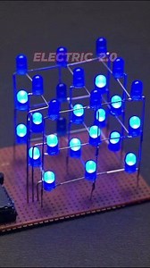 How To Make Led Cube Circuit Without Arduino #electrician #electronicsprojects #electronics #LED #diyelectronics #cube #LEDcube #LEDcircuit #fblifestyle | Electric 2.0