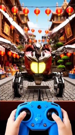 RC Tuk-Tuk Turns Into City Runner Bot | Street Robot Transformation #automobile #remotecontrolrobot